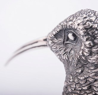 картинка Серебряная солонка ручной работы "Птица" Интернет магазин Oniks Premiun